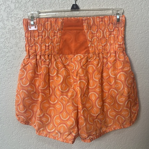 FP Movement by Free People the Way Home Shorts High Waisted Size small orange - Picture 6 of 12